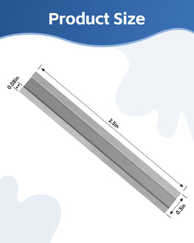 Zorqon double-edged blades shown for extended life and easy reversible use.