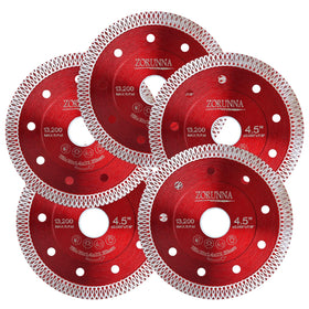 ZORUNNA 4-1/2 inch diamond tile blade for porcelain delivers precise, chip-free cuts