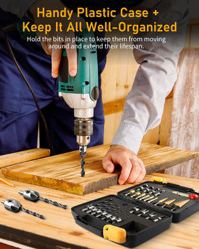 ZORUNNA six countersink bits deliver clean chamfers for precise joinery.