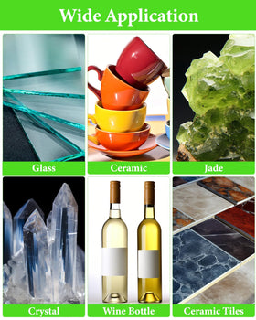 ZORUNNA disc supports dry or wet cutting on glass and tile