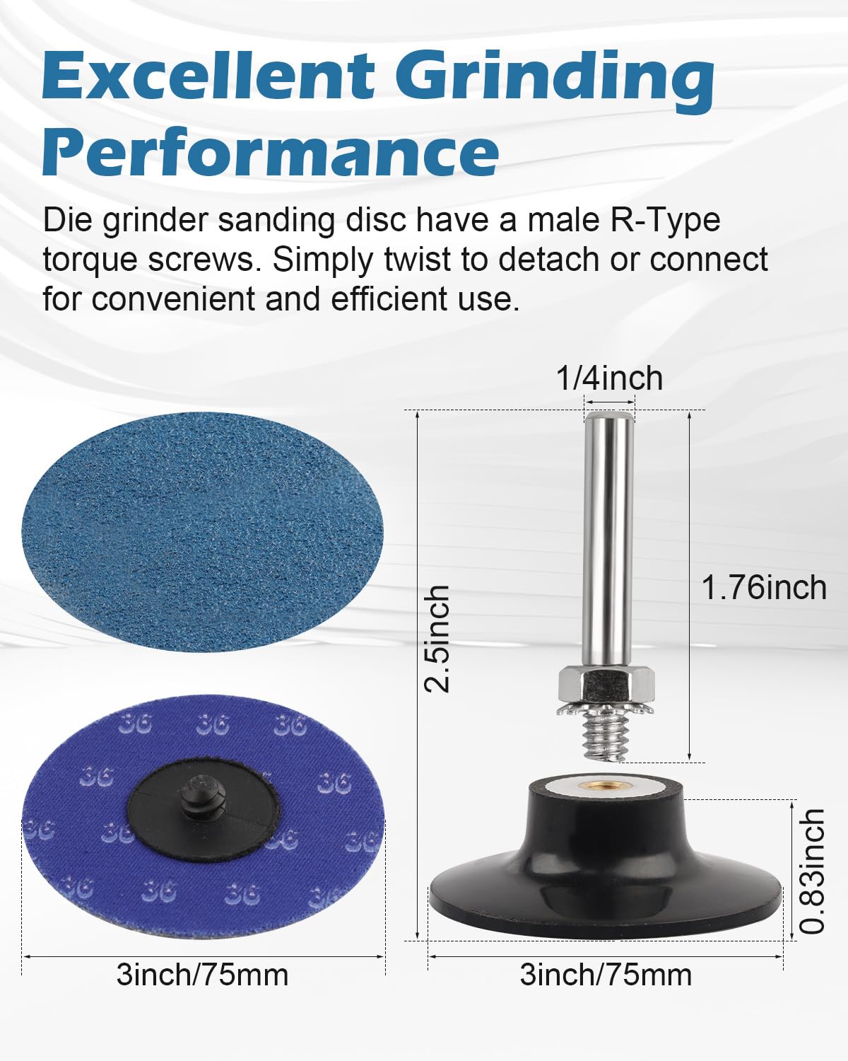 ZORUNNA die grinder with disc for efficient, precise grinding results.