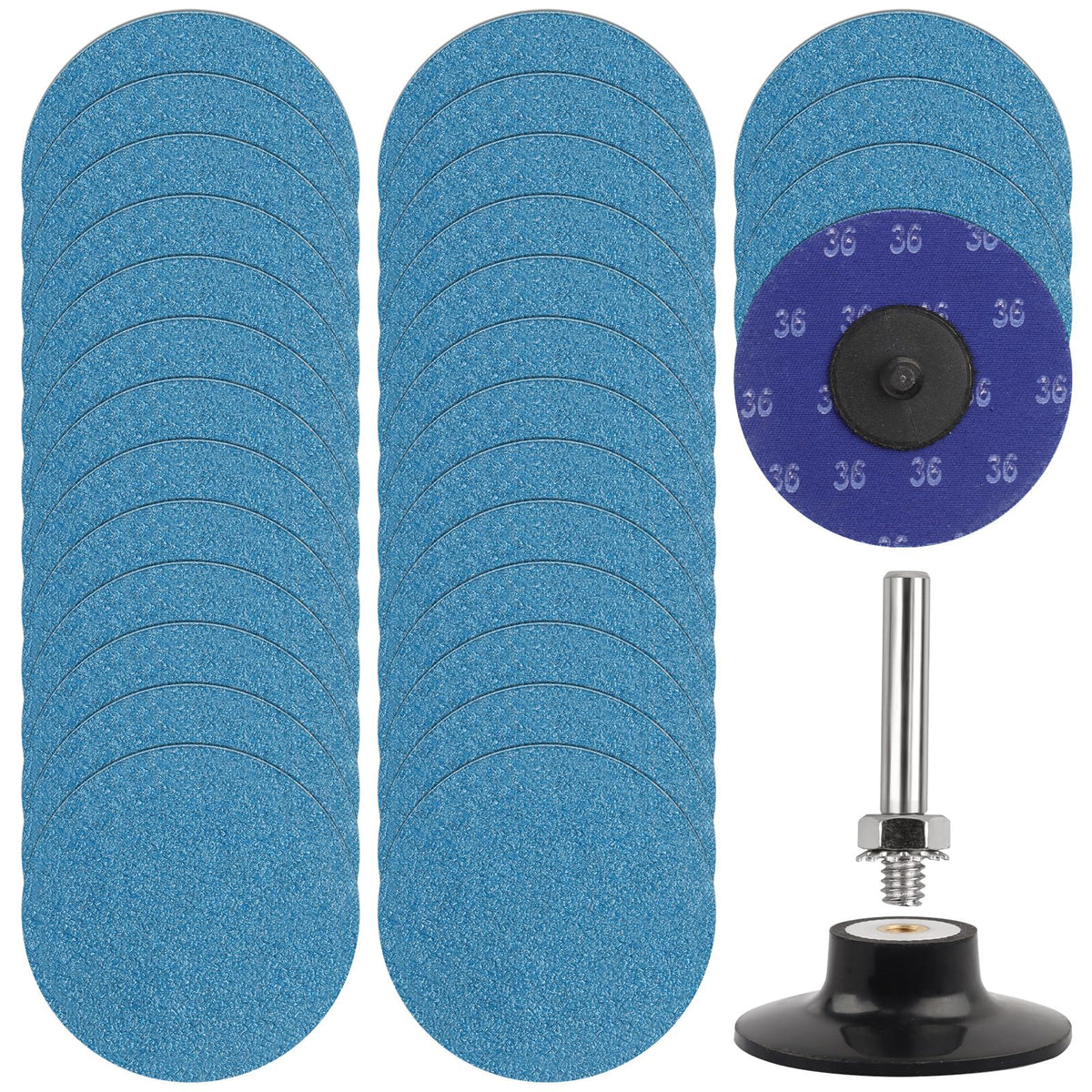 ZORUNNA roll-lock quick-change discs in use for fast changes and stable grinding.