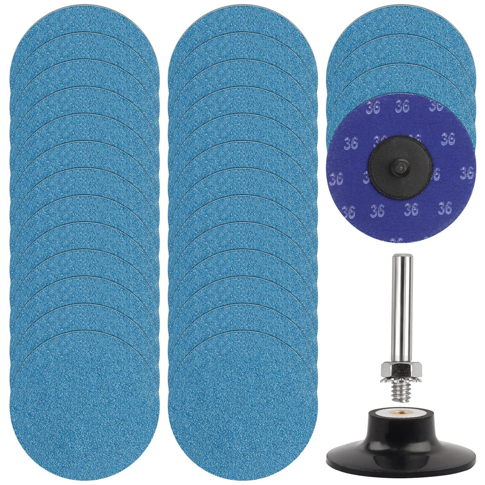 ZORUNNA roll-lock quick-change discs in use for fast changes and stable grinding.