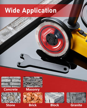 ZORUNNA spark free cutting blade for clean masonry jobs.