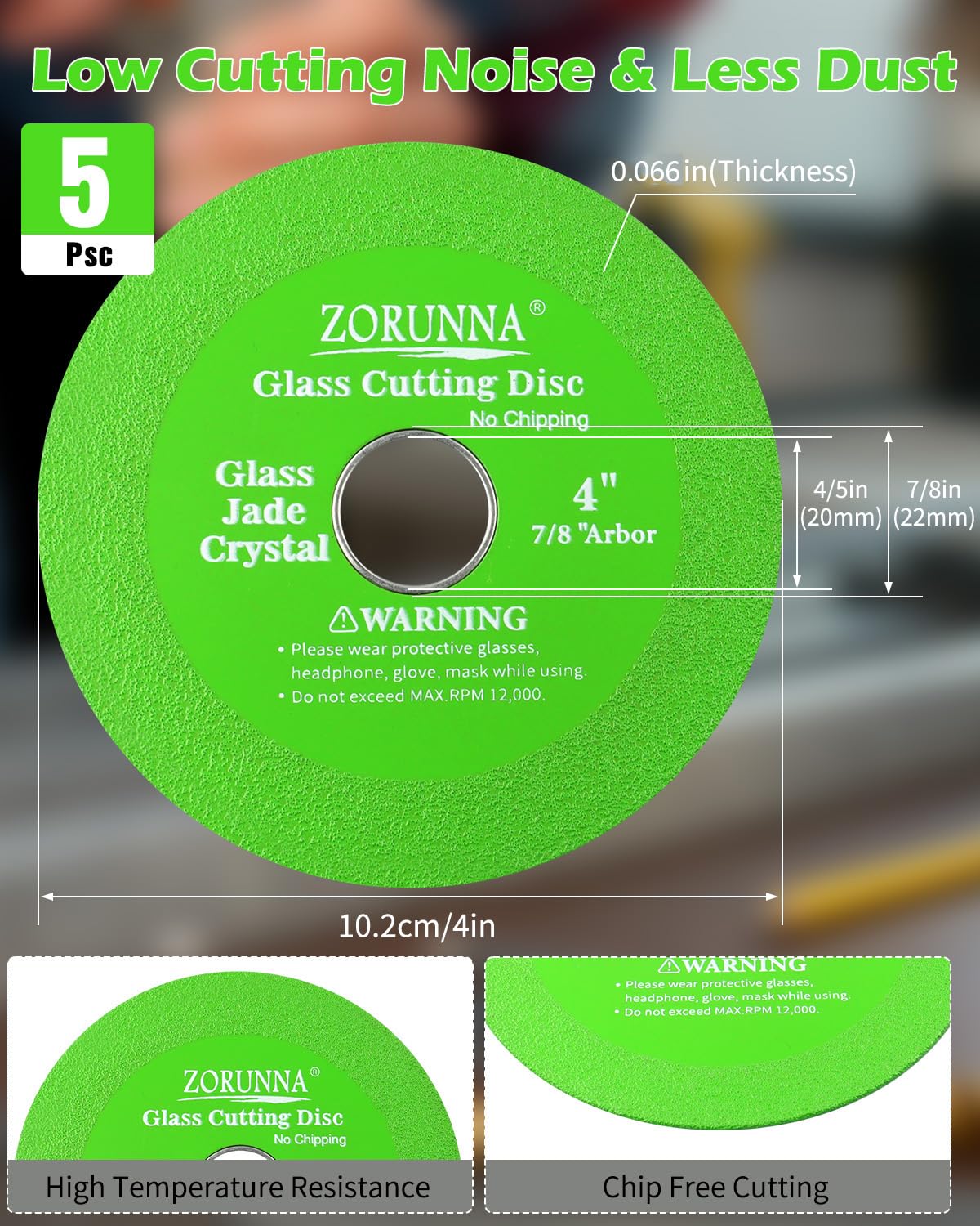 ZORUNNA 7/8 inch inner hole with bushing ring for versatile fitting