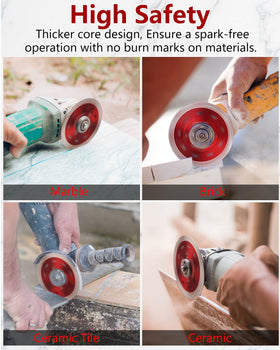 ZORUNNA wet and dry cutting diamond disc versatile for tile projects