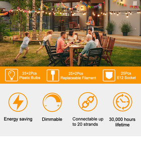 ZOTOYI cafe and backyard ambience lighting for inviting spaces.