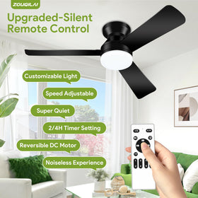 ZOUQILAI remote-controlled fan lets you adjust quickly from anywhere