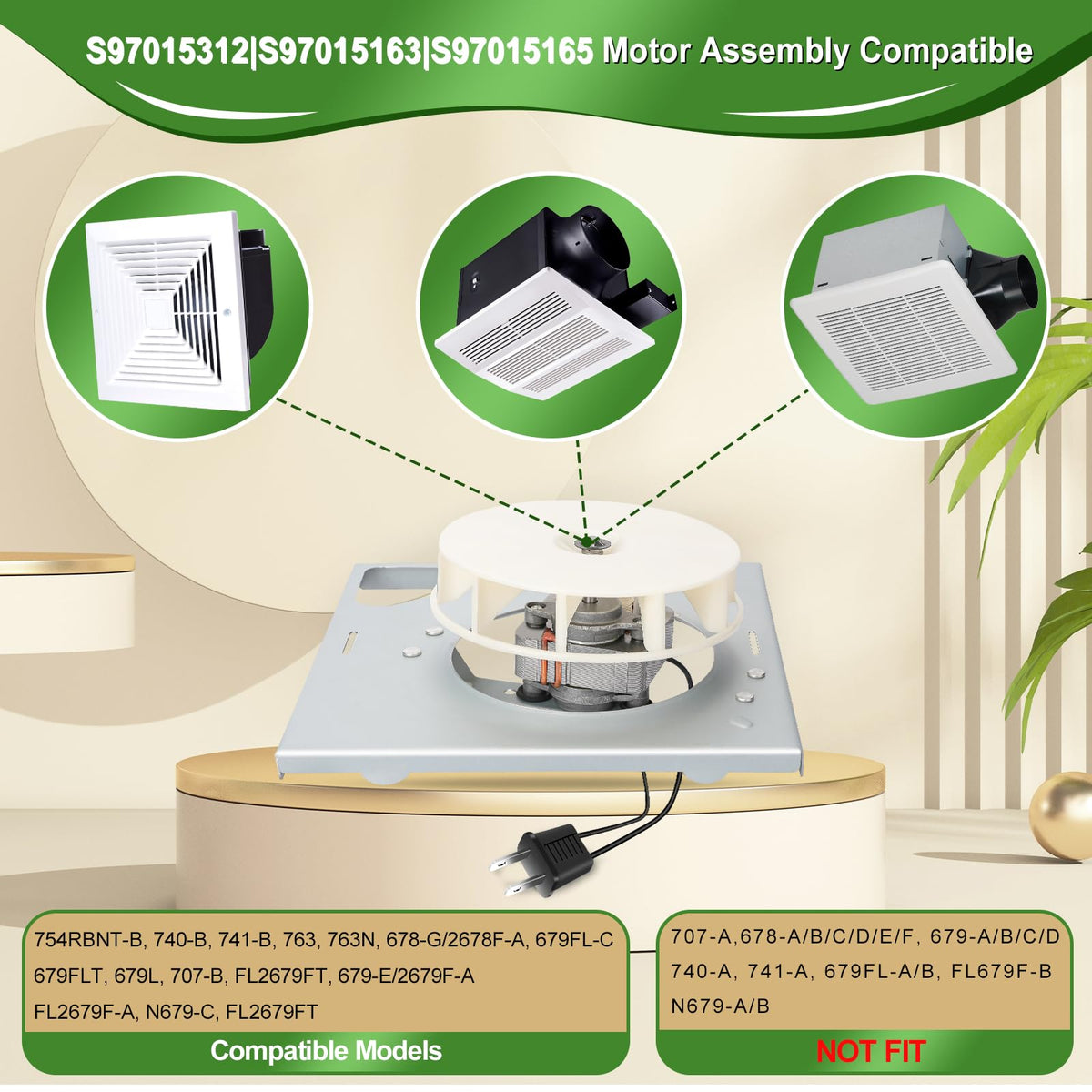 ZOURSING S97015165 mounting bracket assembly for secure fit