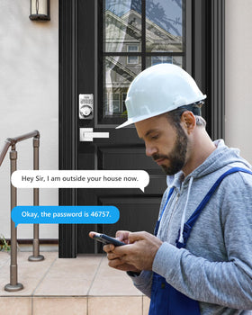 Zowill auto-lock function helps prevent door from being left unlocked