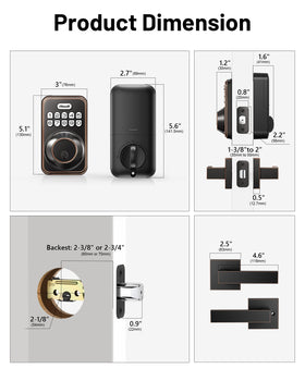 Zowill back-lit keypad for easy night use