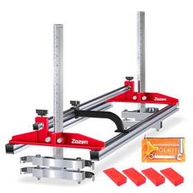 Zozen Chainsaw Mill assembled in three sizes for versatile cutting.