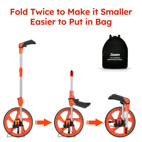 Zozen distance measuring wheel carrying bag included for organized transport.