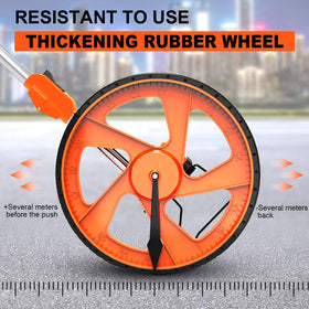 Zozen distance measuring wheel with starting point arrow for origin tracking.