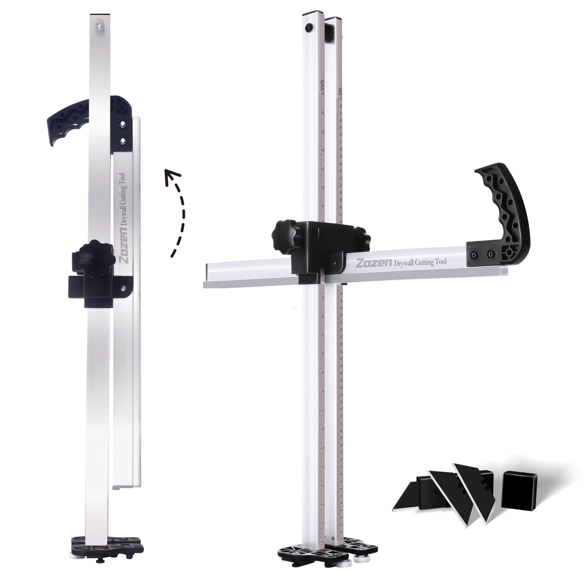Zozen drywall cutting tool foldable for precise cuts and clean edges.