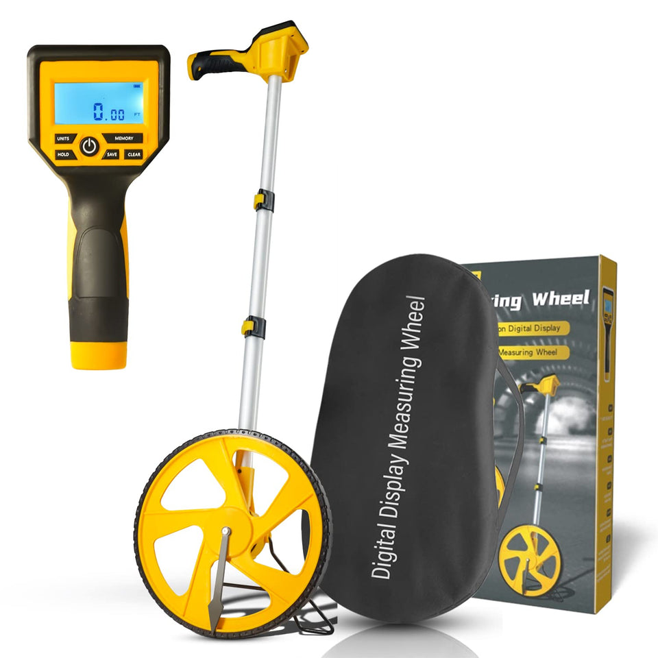 Zozen measuring wheel with digital display for precise distance measurement