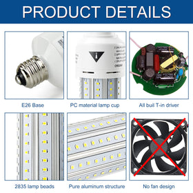 ZP Mafuken E26/E27 base offering easy screw-in installation.