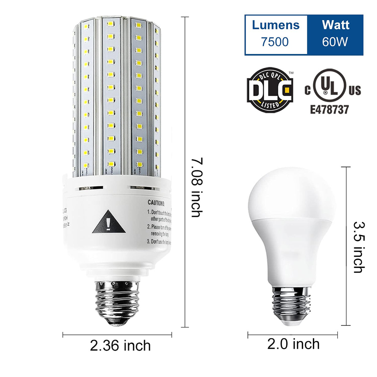 ZP Mafuken no-noise LED corn light designed for quiet operation.