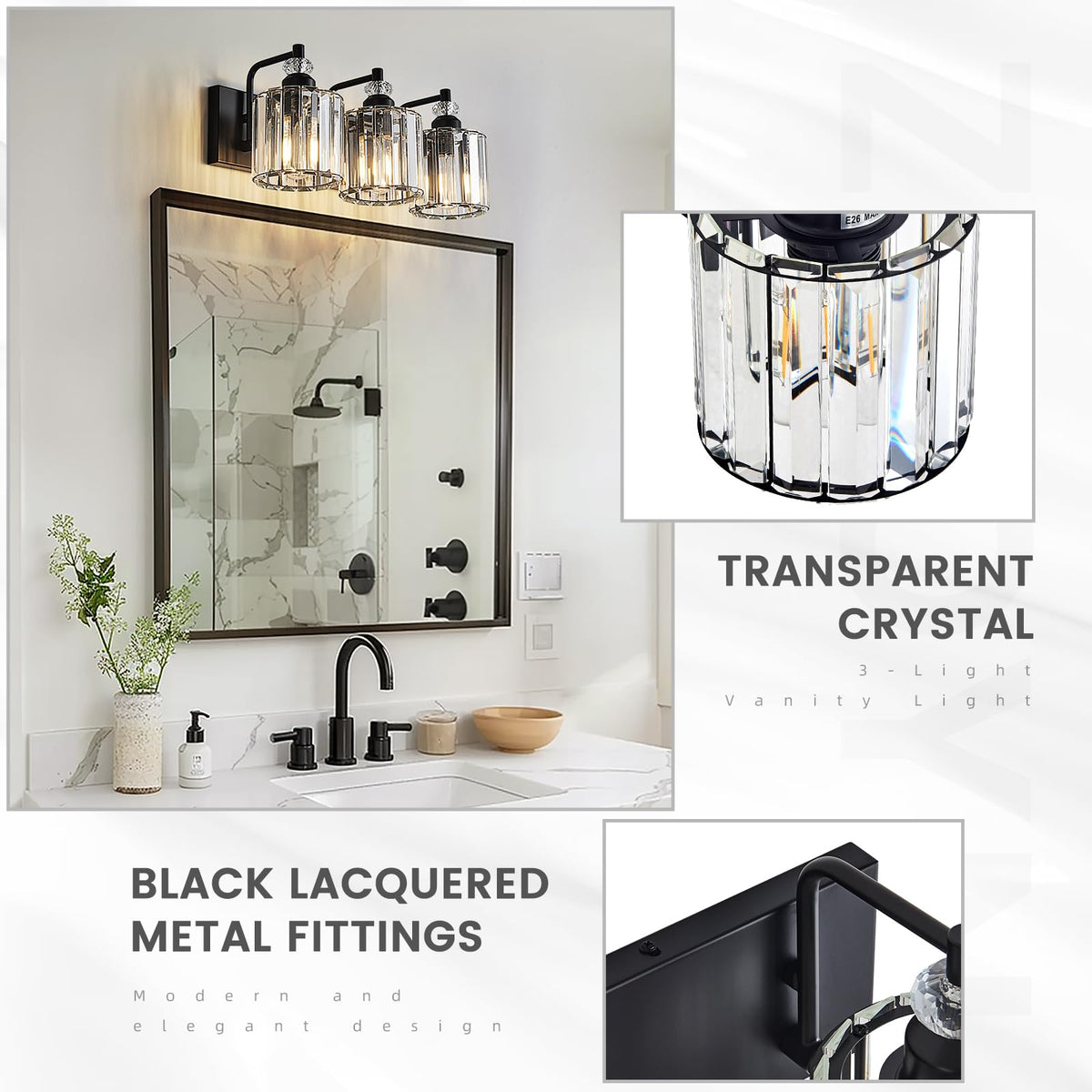 Zqoyn vanity light in a bedroom creates soft ambience.