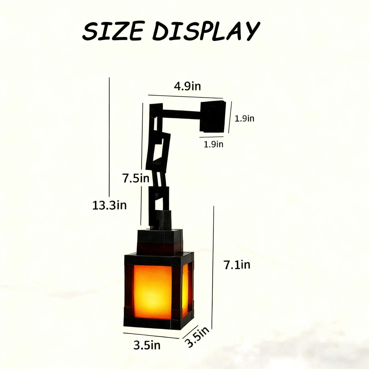 ZQSLKI Pixel Lantern offers 16 color options for mood lighting.