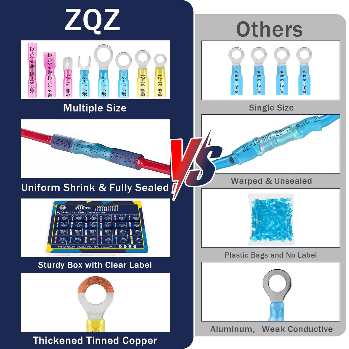 ZQZ storage case keeps terminals organized and easy to access.