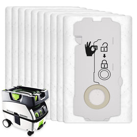 ZQZiQi 204308 vacuum bags for CT Mini with efficient dust collection.