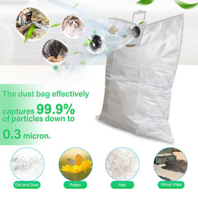ZQZiQi CT36/CTM closure flap image highlighting easy disposal and dust containment.