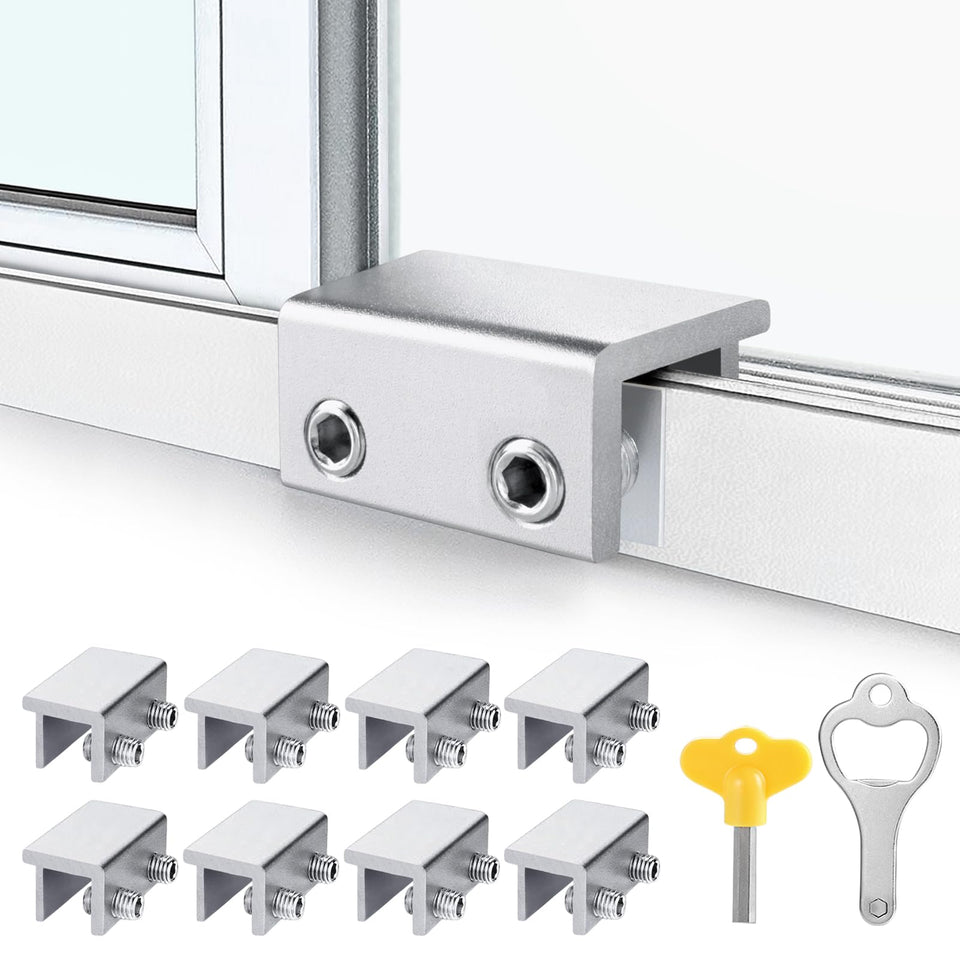 ZRFCXE window locks front view shows eight-pack security solution.