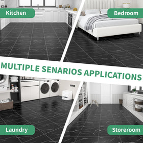 ZRJT 0.05 inch tile thickness offers durable, easy-to-clean flooring.