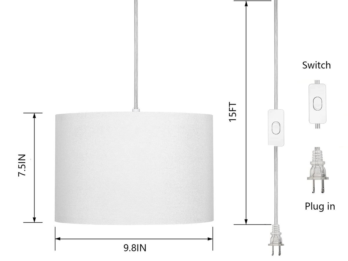 ZSLAIFU pendant light with remote control for easy color and brightness adjustments