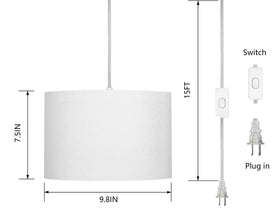 ZSLAIFU pendant light with remote control for easy color and brightness adjustments