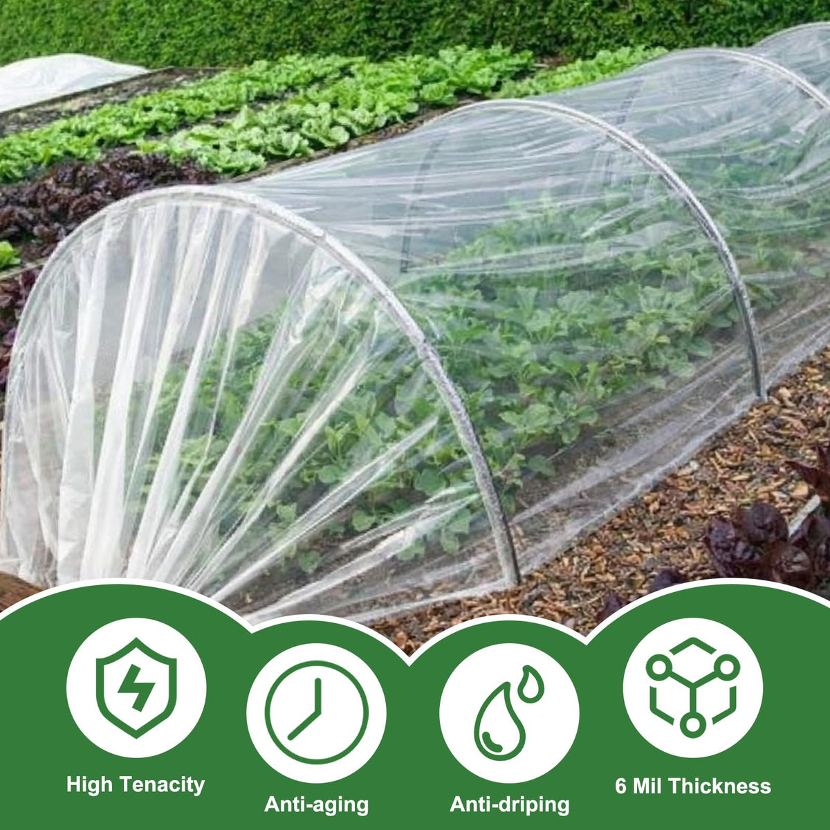 ZSLTLDU garden and farm use for dust-proof protection and greenhouse coverage.