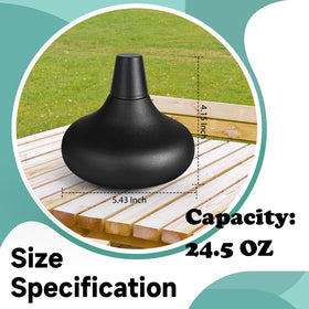 ZSPENG citronella torch canister refills enable quick, mess-free fueling