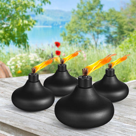 ZSPENG four-pack outdoor table torches for decor