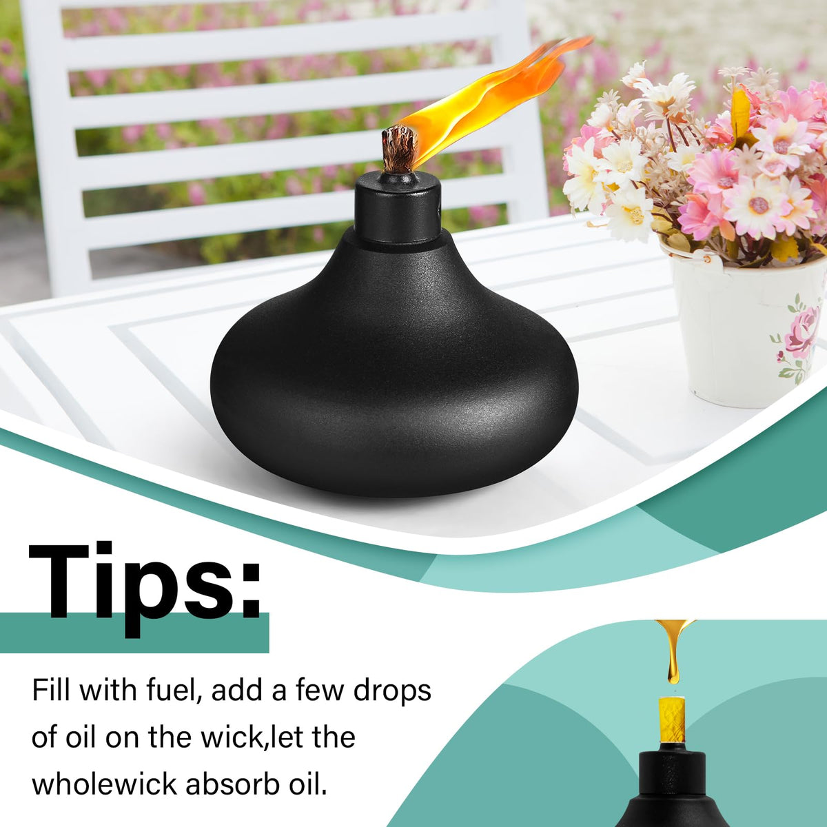ZSPENG outdoor torch decor ideal for garden parties and backyards