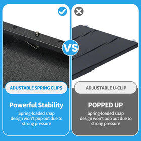 Zsttion 30lb-capacity shelf holds daily items without bending.