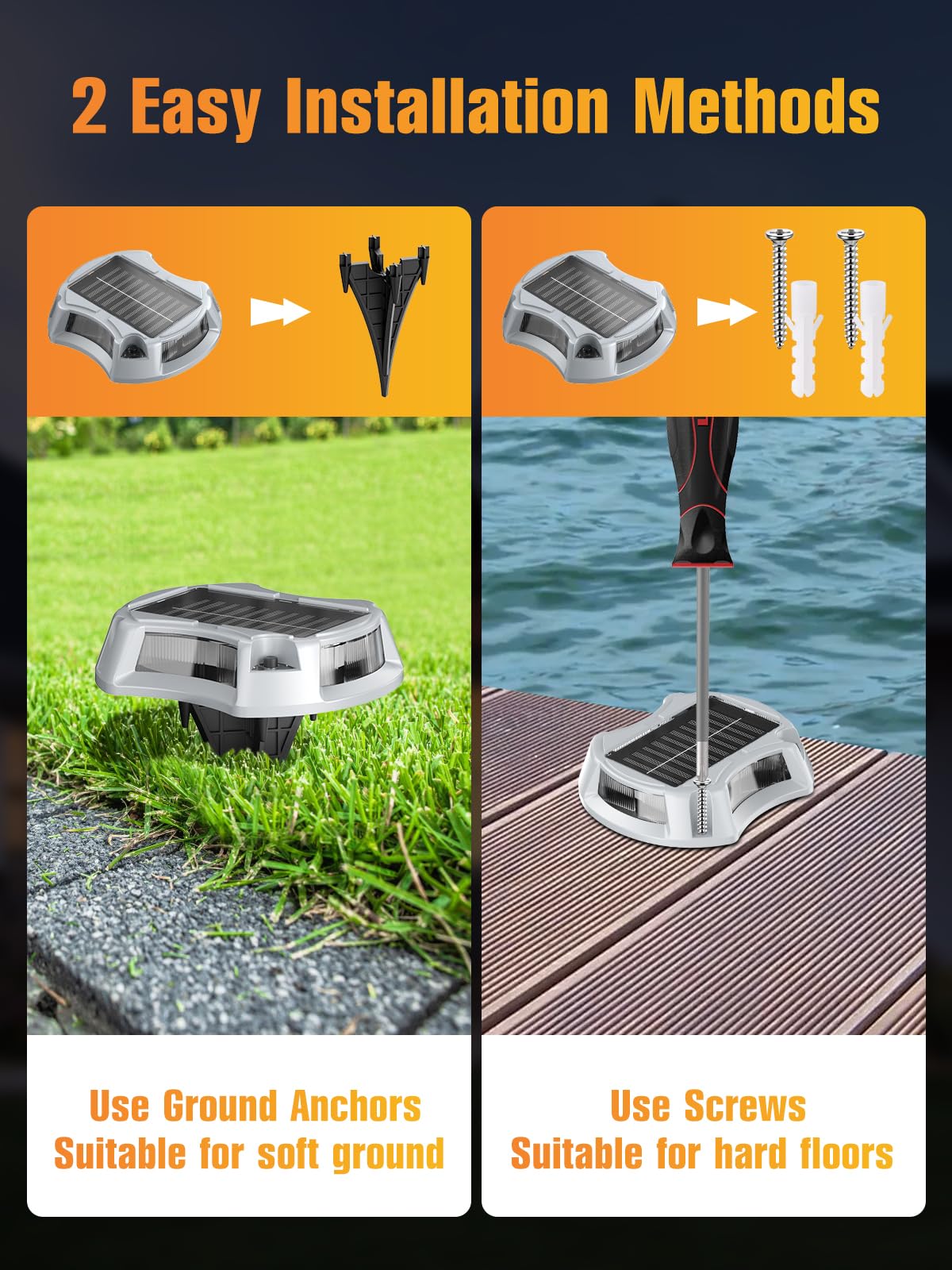 ZSYIQIXI installation with screws and anchors for versatile mounting