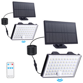 ZSYIQIXI motion sensor outdoor light 2-pack illuminates entries at dusk