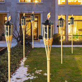 ZSZMFH 6-pack garden torches ready for DIY lighting projects
