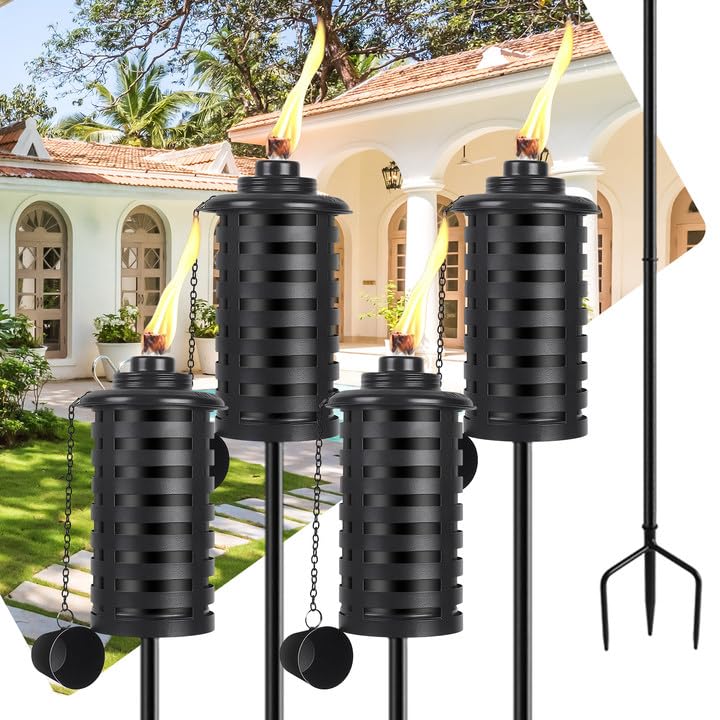 ZSZMFH outdoor torch 16oz demonstrates bold design for patio ambience.