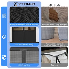 ZTIONHD easy-clean mesh surface simplifies maintenance for busy homes