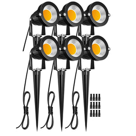 ZUCKEO low-voltage landscape light with adjustable beam for walls and trees.