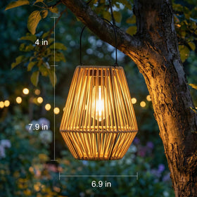 ZUIAOYIBOU solar-lantern tree-decor offers charming glow for outdoor spaces.