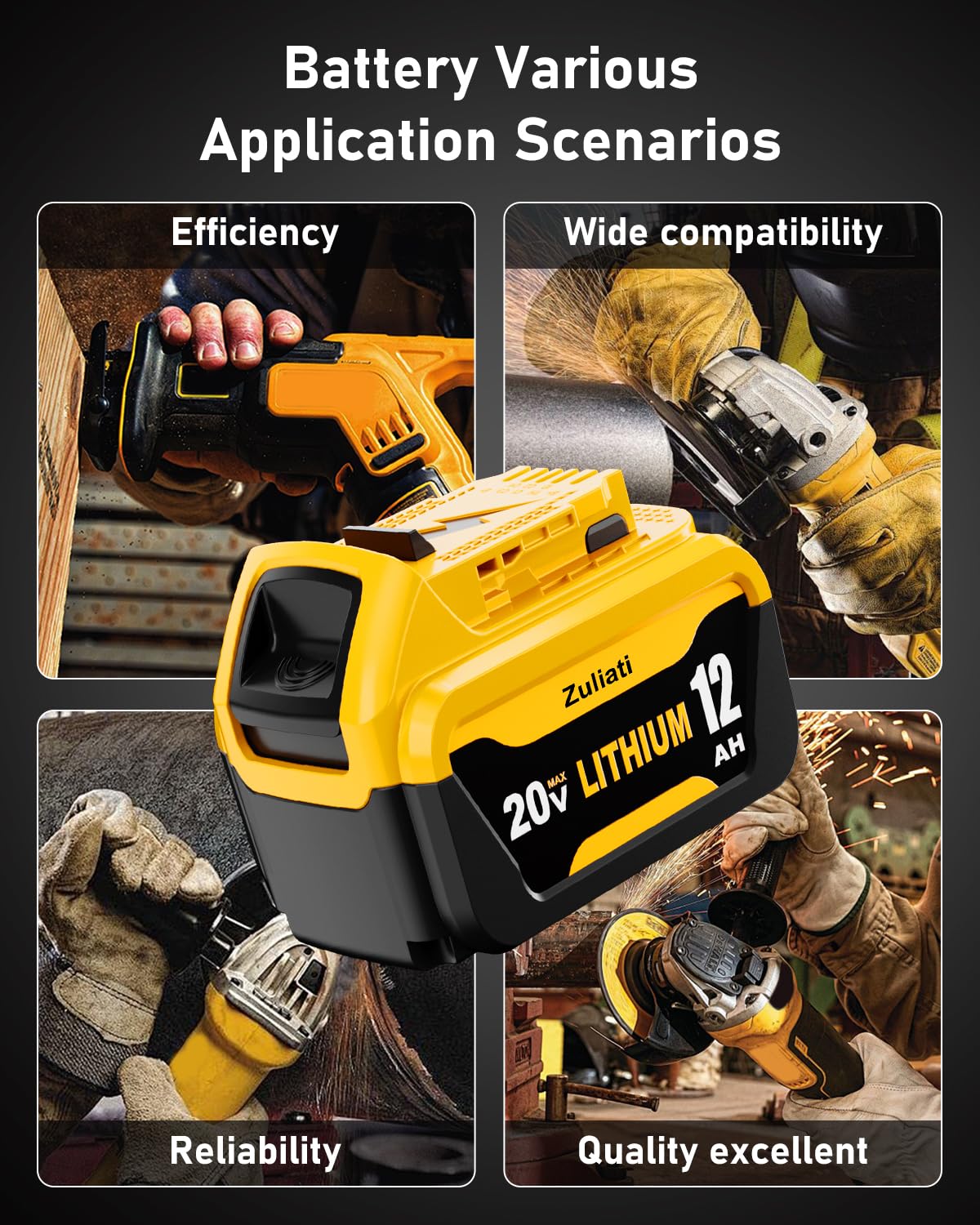 Zuliati packaging illustrates safe handling and compatibility information.