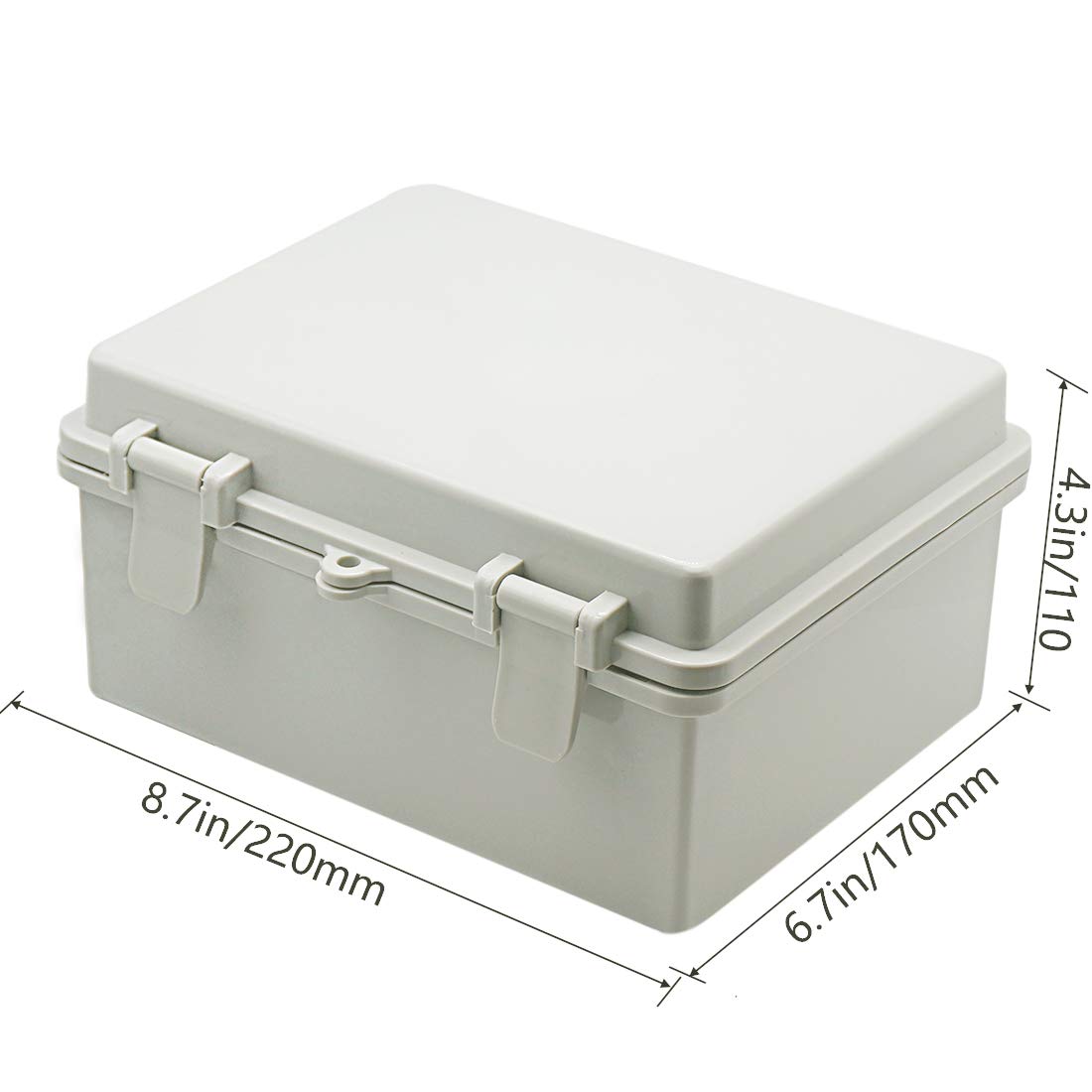 Zulkit hinged-shell enclosure enabling easy access during install