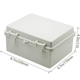 Zulkit hinged-shell enclosure enabling easy access during install