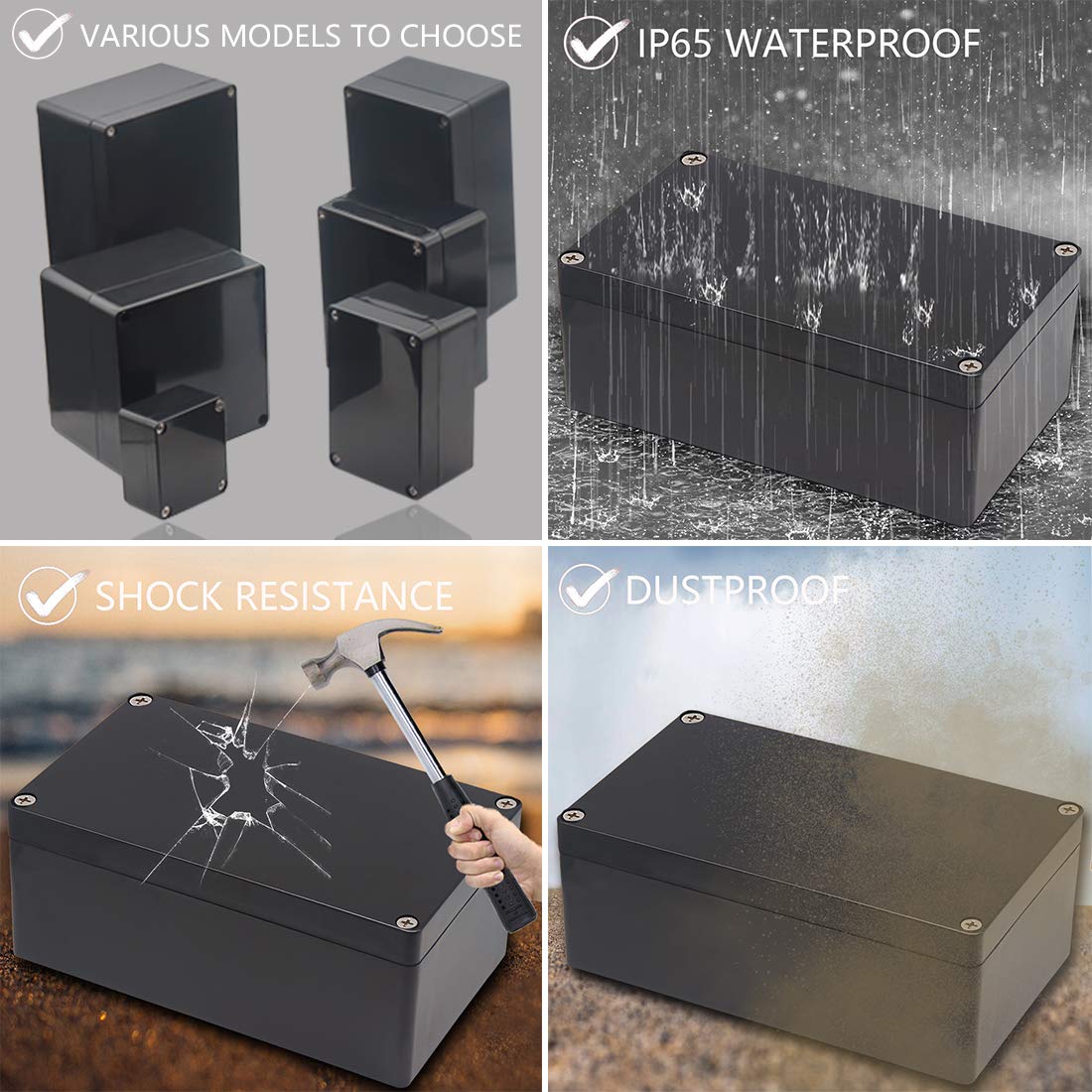 Zulkit project boxes support easy openings and customization with basic tools.