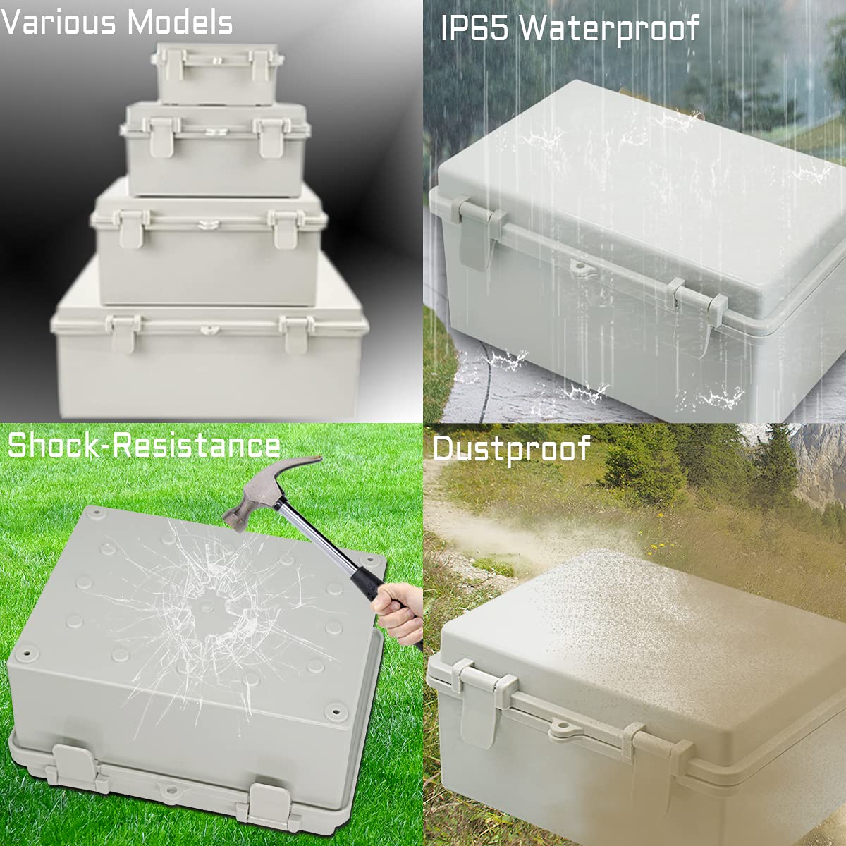 Zulkit enclosure with secure latches for added protection