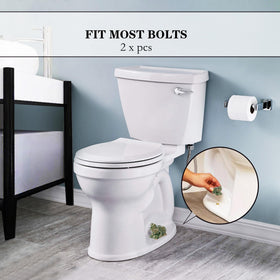 ZUNON frog bolt cover decor for toilets adds charm while concealing hardware.