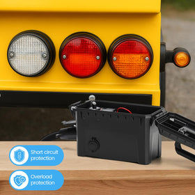 Zuomeng trailer tester in action testing trailer lights